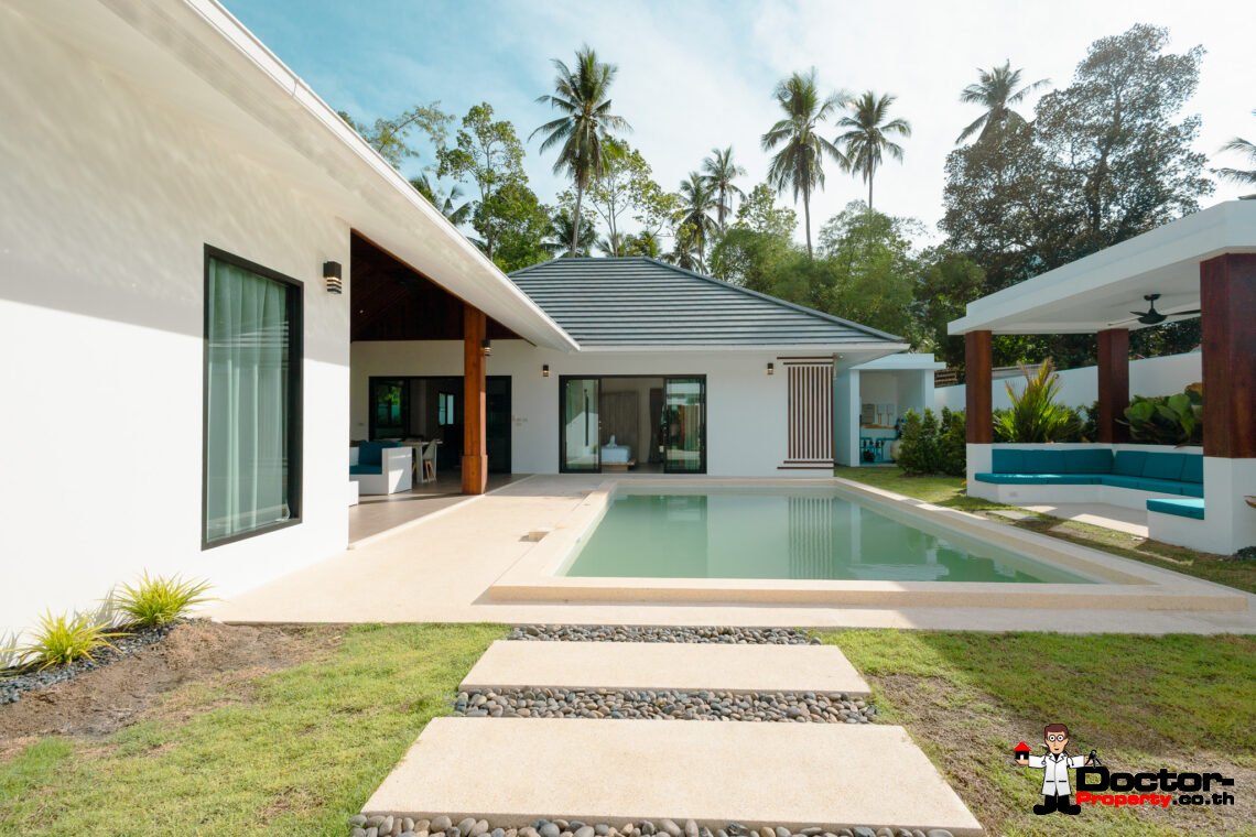 New 3 Bedroom Private Pool Villa Balinese Style in Lamai, Koh Samui – For Sale